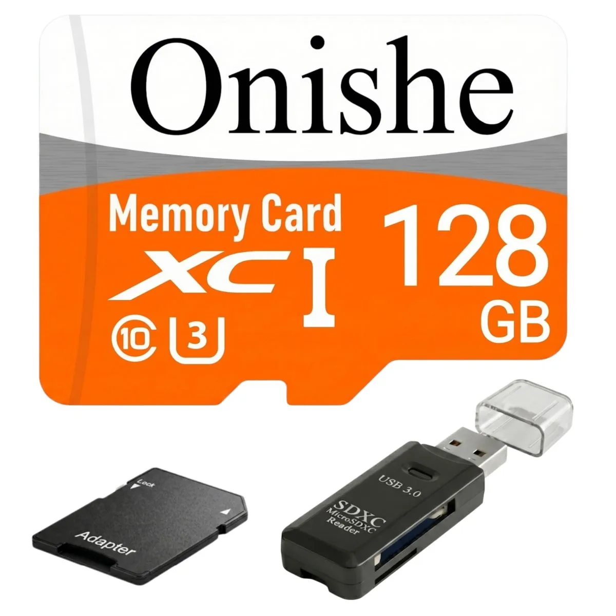 Onishe 128GB TF Memory Card MicroSD Card Class10 U3