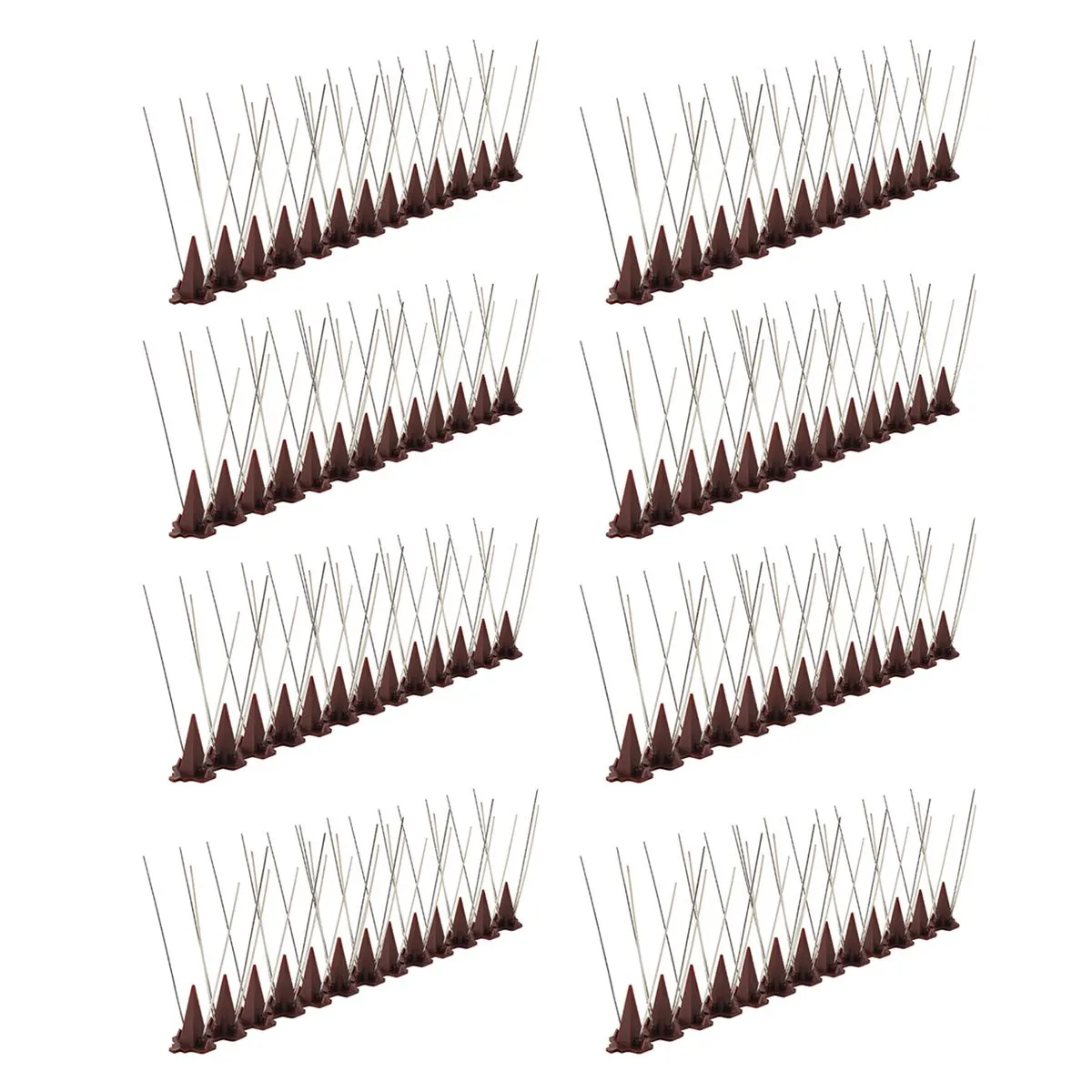 10 Pack Bird Spikes Bird Repellent Devices Outdoor for Pigeons Small Birds