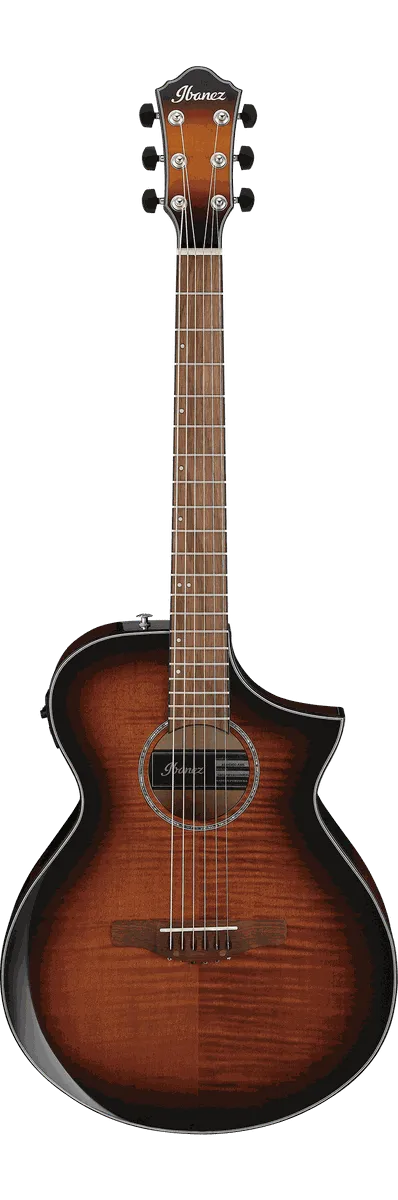 Ibanez AEWC400 Acoustic-Electric Guitar - Amber Sunburst High Gloss