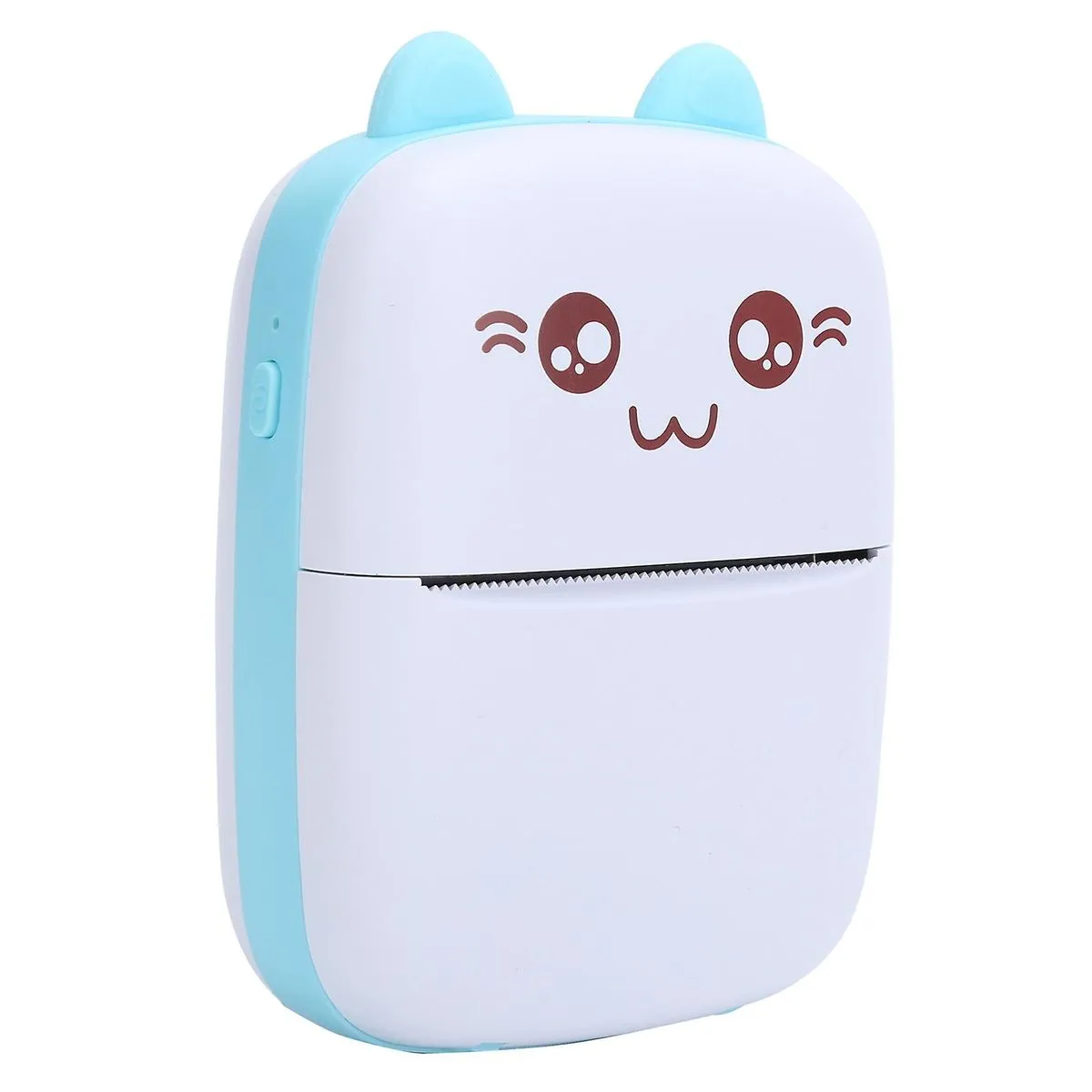 Portable Bluetooth Mini Printer - Blue, White