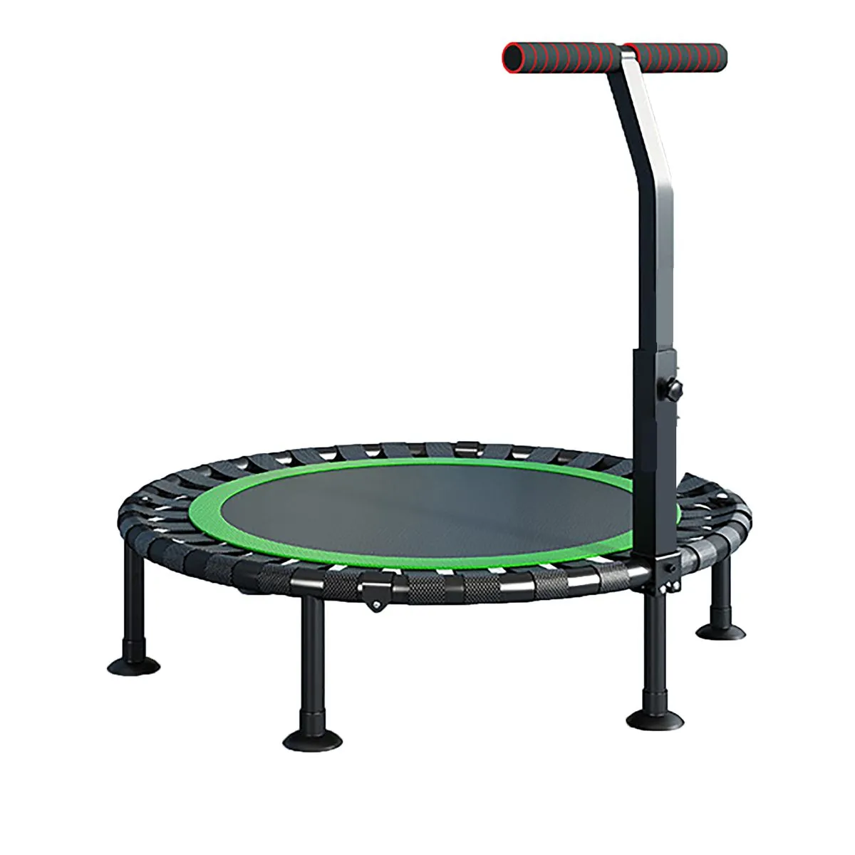 Trampoline-Mini Trampoline, Foldable Boys Trampoline, Outdoor Trampoline - Green, Black