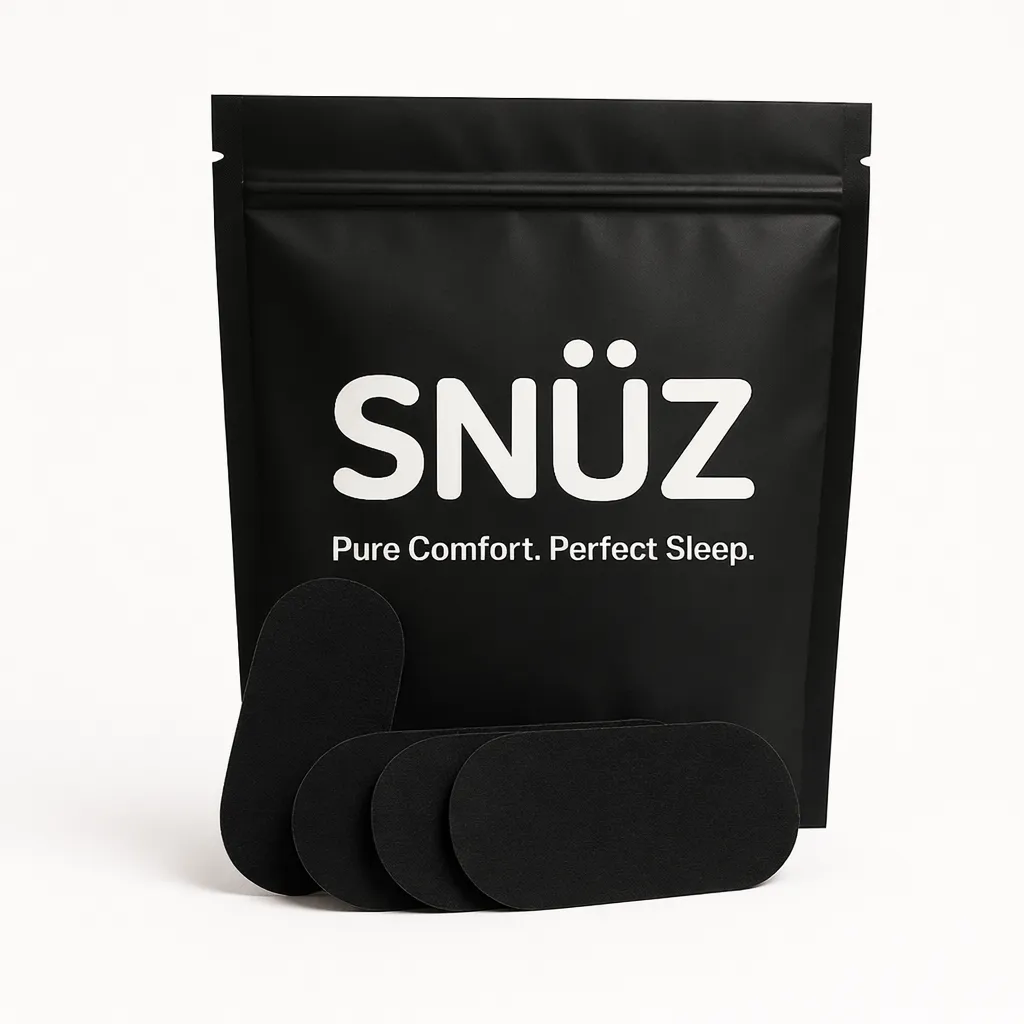 SNÜZ Mouth Sleeping Tape (30 Pieces) - Black