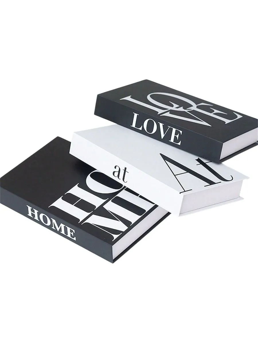 Love At Home Decorative Books - Set of 3