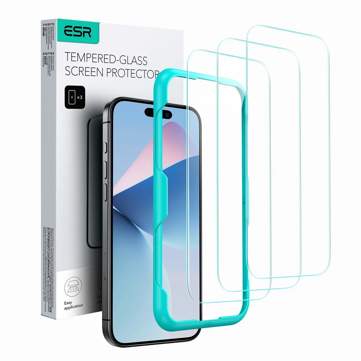 ESR Screen Protector Compatible with iPhone 16 Pro - 3 Pack