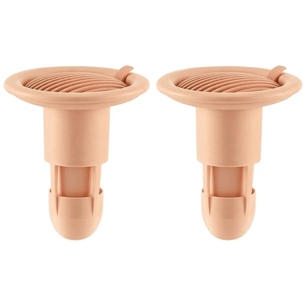 2 Pack - Easy Clean Floor Drain Catcher Insert - Pink