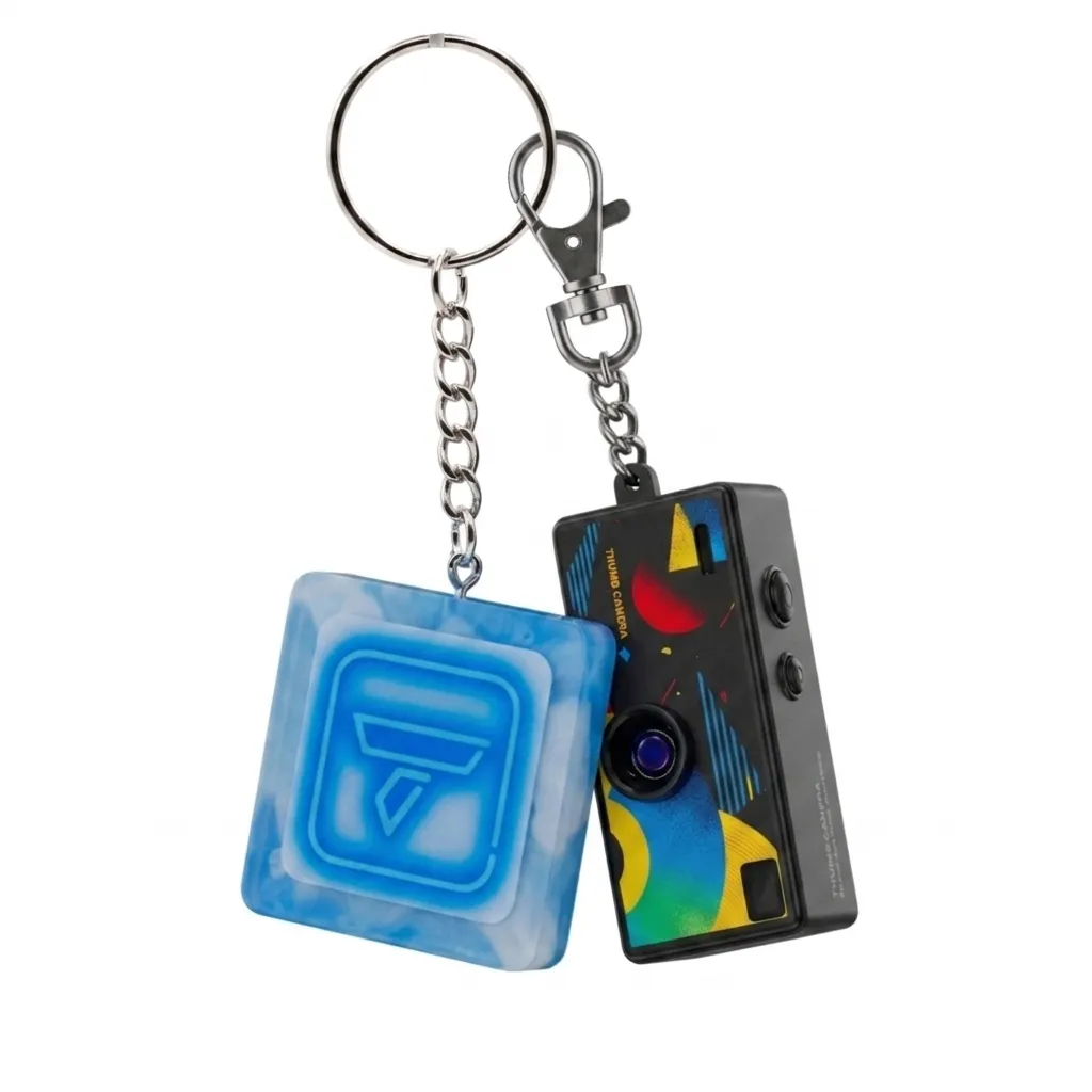Mini Pocket Thumb Camera Key Chain - Black Camera Key Chain