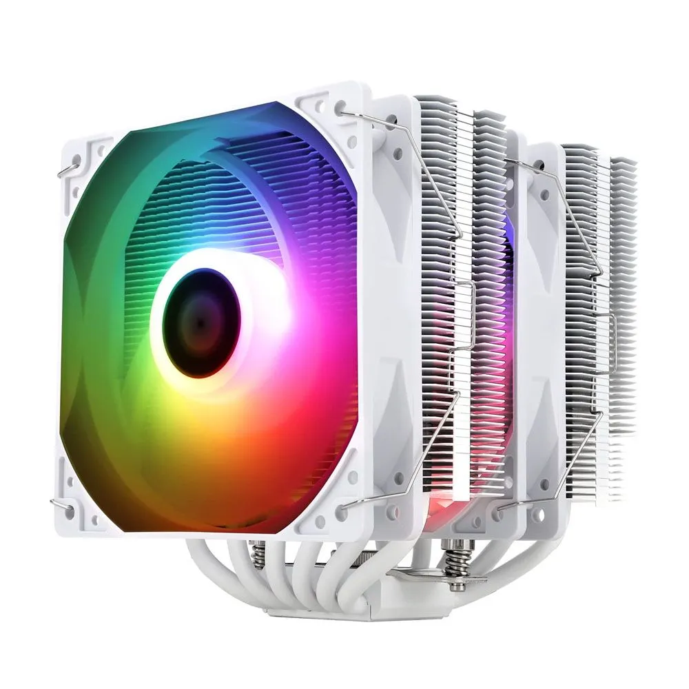 Peerless Assassin 120 SE ARGB White CPU Air Cooler, 6 Heat Pipes Cooler