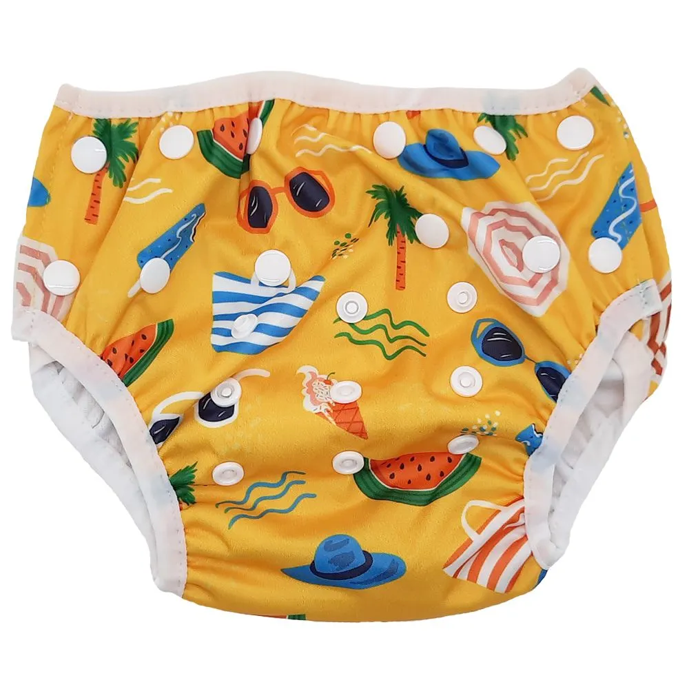 Bamboo Baby Swimming Nappy - Beach