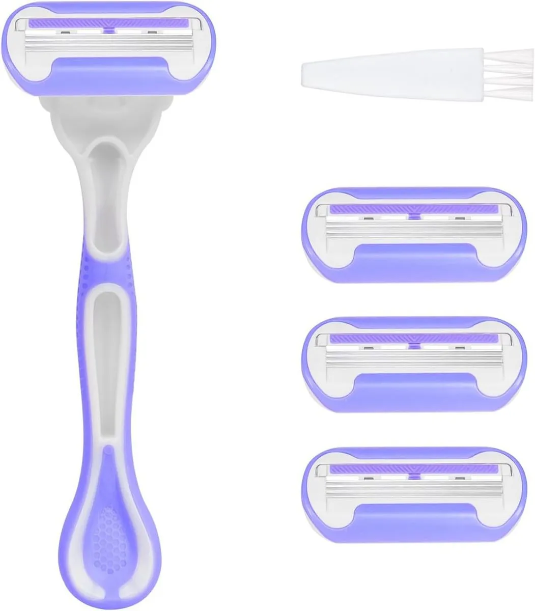 Multi-Blade Non-Slip Handle Manual Ladies Body Shaving Razor
