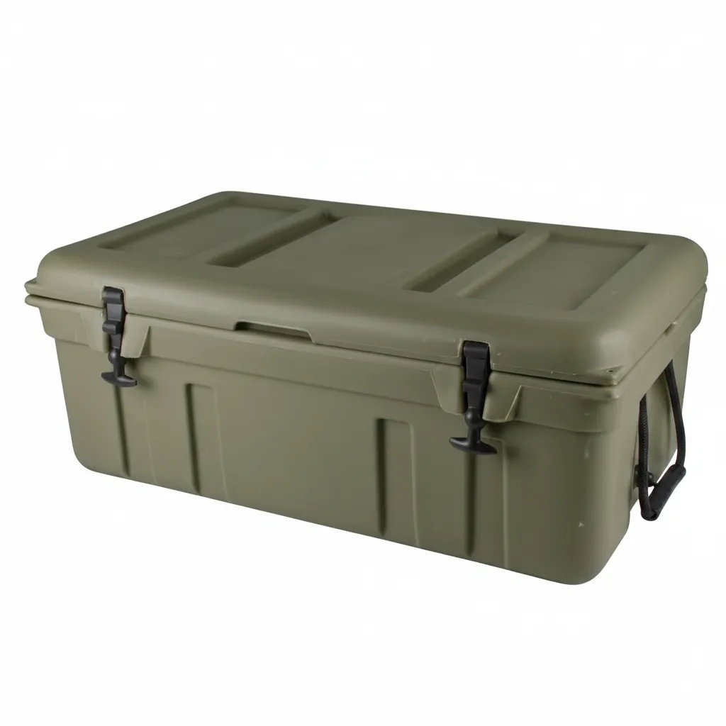 Romer 40L Olive Green Cooler Box - Heavy-Duty Outdoor Storage - 2 Pack
