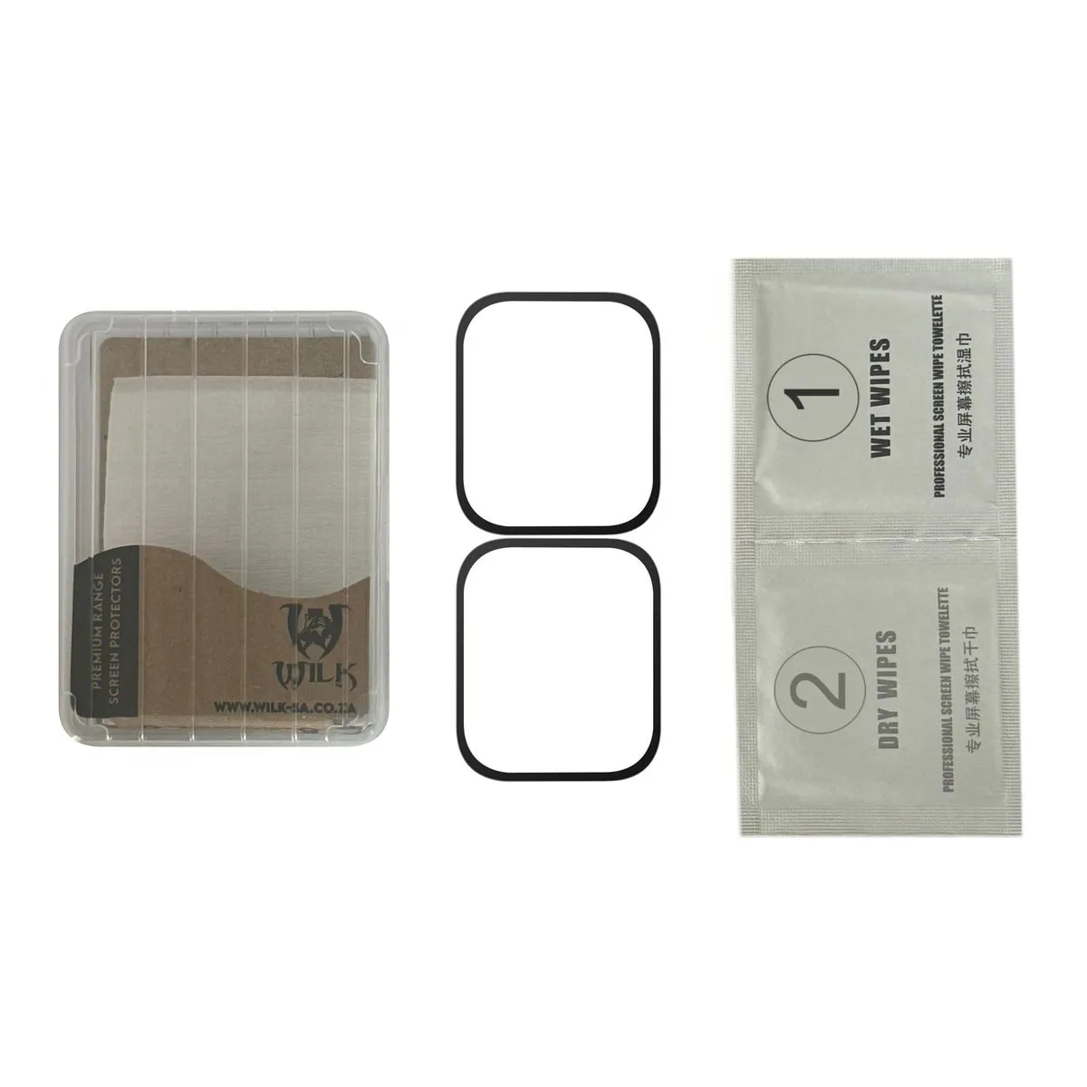 2 PCS WILK Screen Protectors with 3D Edge for Garmin Venu X1