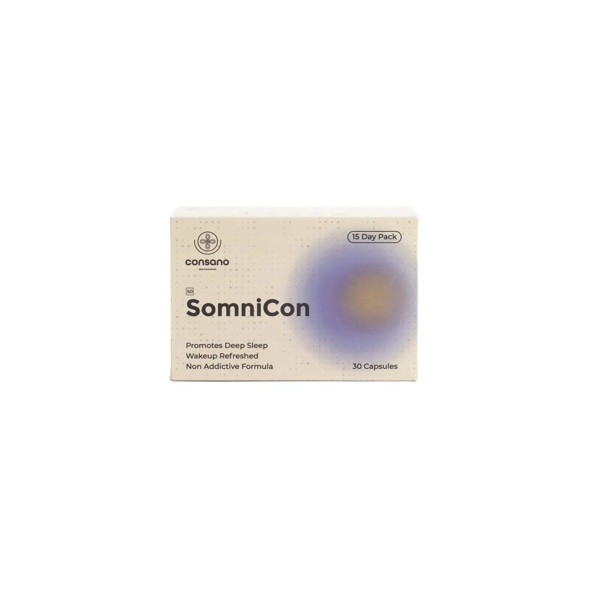 SomniCon |Natural Deep Sleep Support |With Ashwagandha KSM-66 |30 Veg Caps