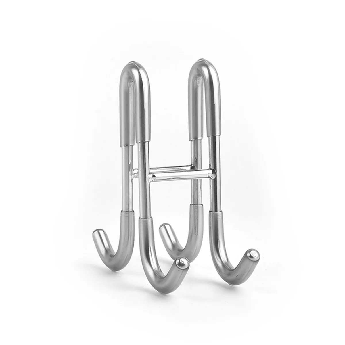 Stainless Steel Double Sided Hook Double Towel Rack