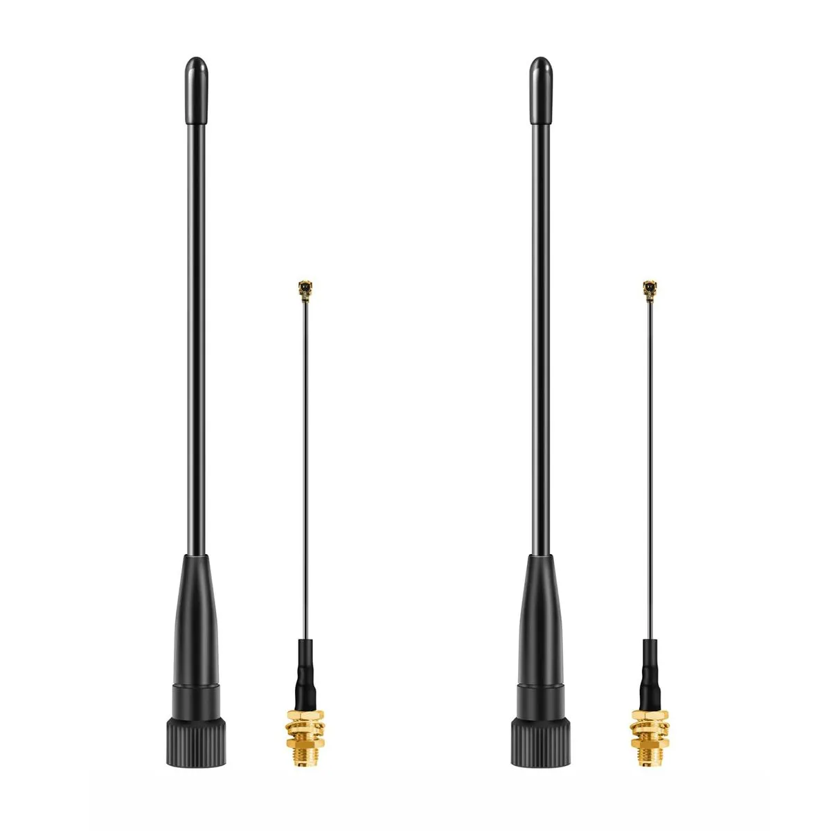 2-Pack 8dBi 915MHz LoRa Whip Antenna SMA Male Omni-Directional Long Range