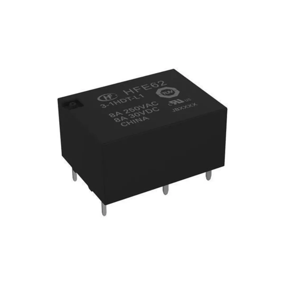 HFE62-5-1HDSTG 5V Sealed SPDT Relay 8A PCB Gold Contacts