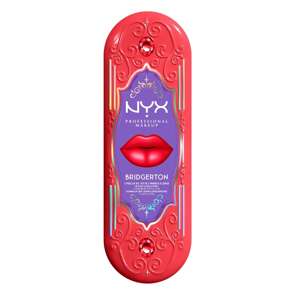 NYX Professional Makeup Bridgerton Royal 2 Piece Lip Kit - 01