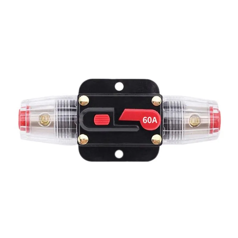 60A Circuit Breaker Fuses 12-24Vfor System Protection Car Marine
