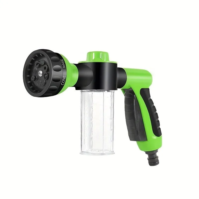 8-Pattern High-Pressure Car Wash Foam Gun Sprayer,Pet Bathing Watering