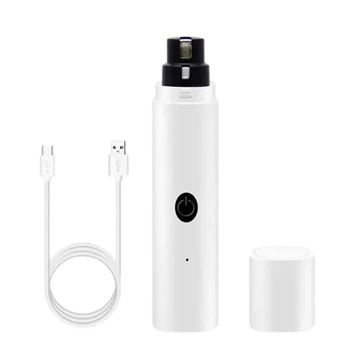 Electric Dog Nail Clippers for Dog Nail Grinders Rechargeable White