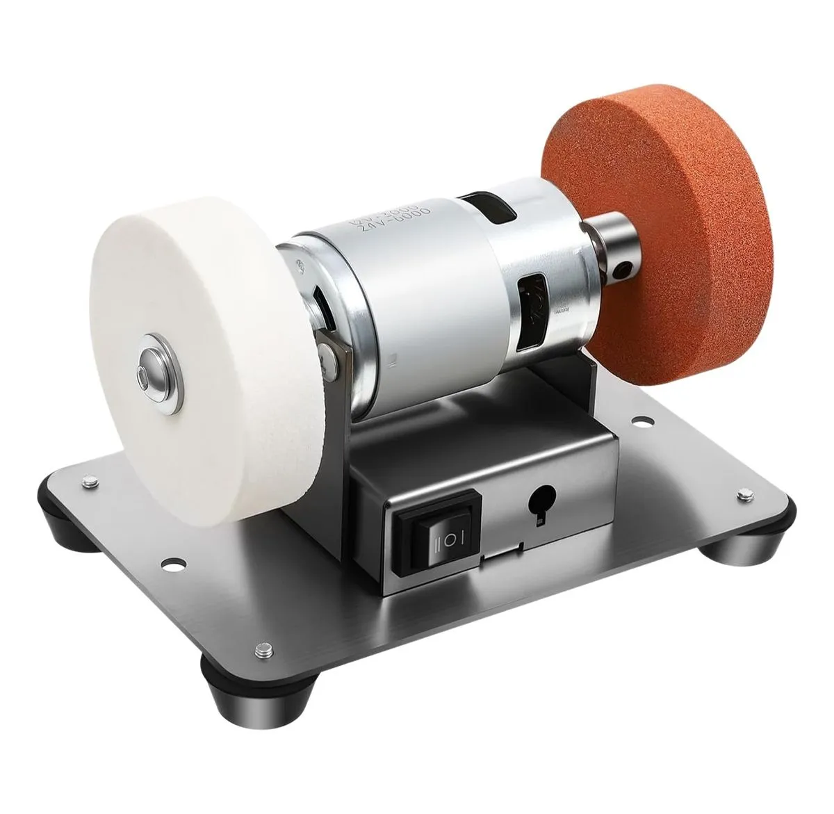 96W Mini Electric Benchtop Sander & Grinder - 7-Speed Adjustable