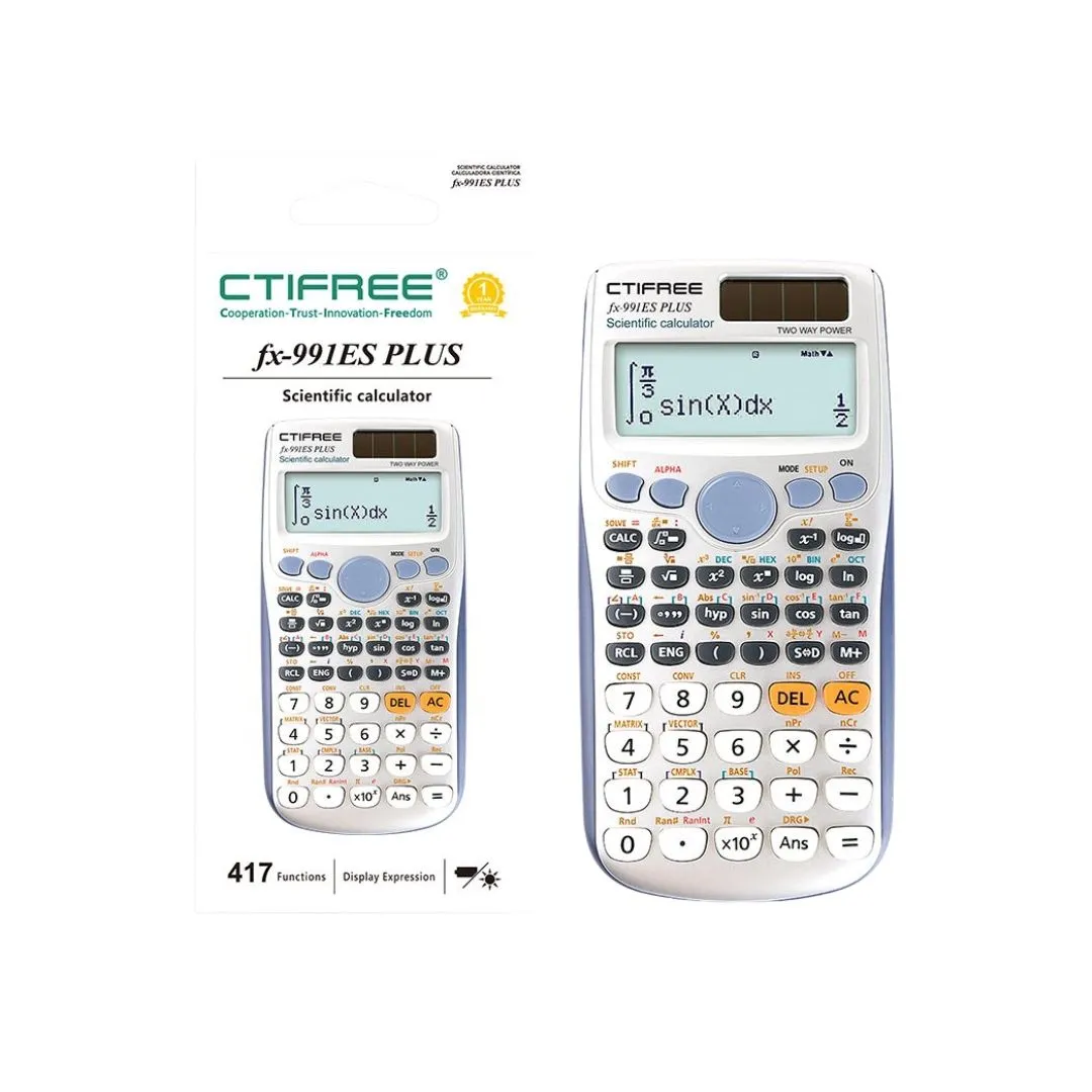 FX 991 ES PLUS | Advanced Calculator 417 Functions |One Pack|