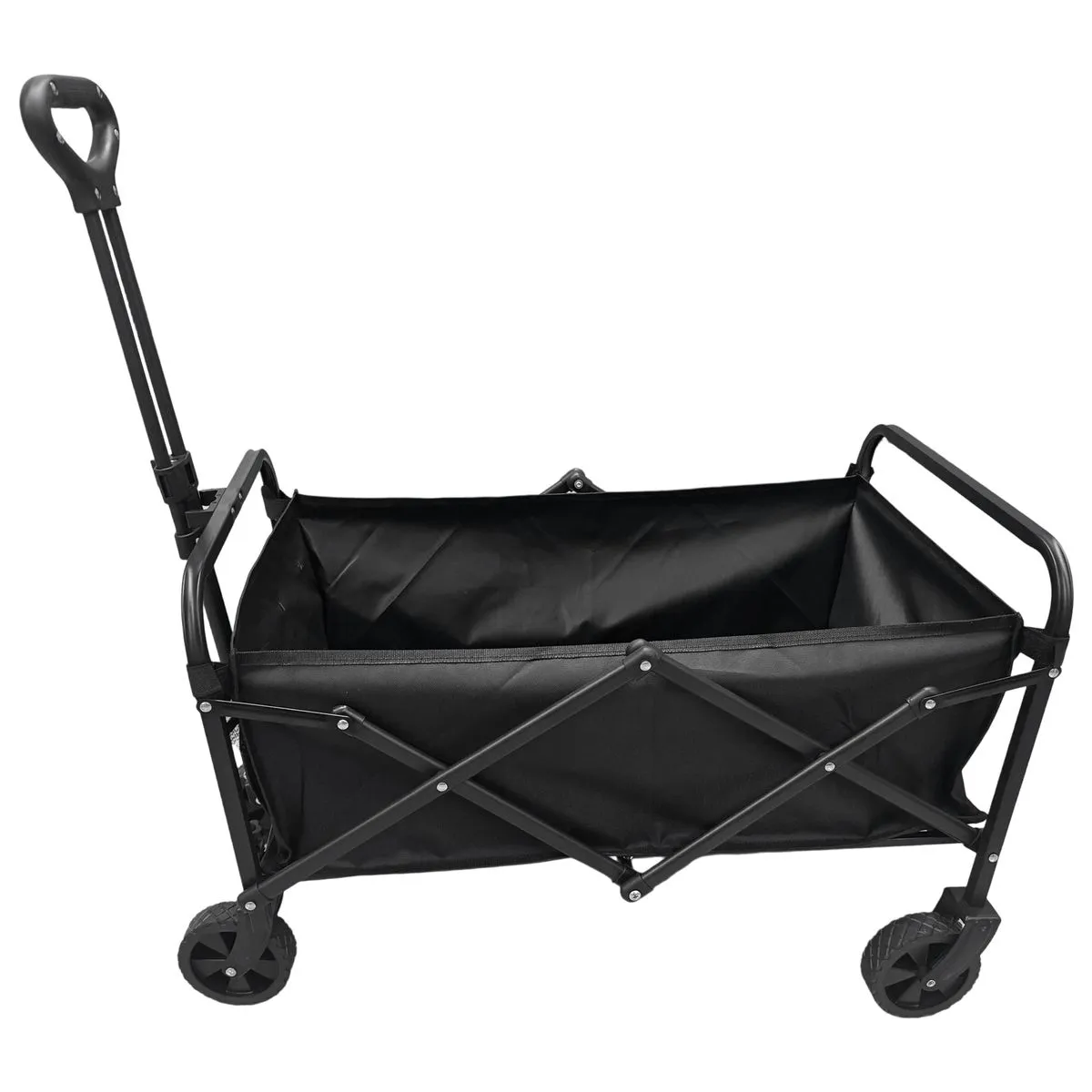 Foldable Wagon Cart with Wheels Portable Camping Beach Shopping