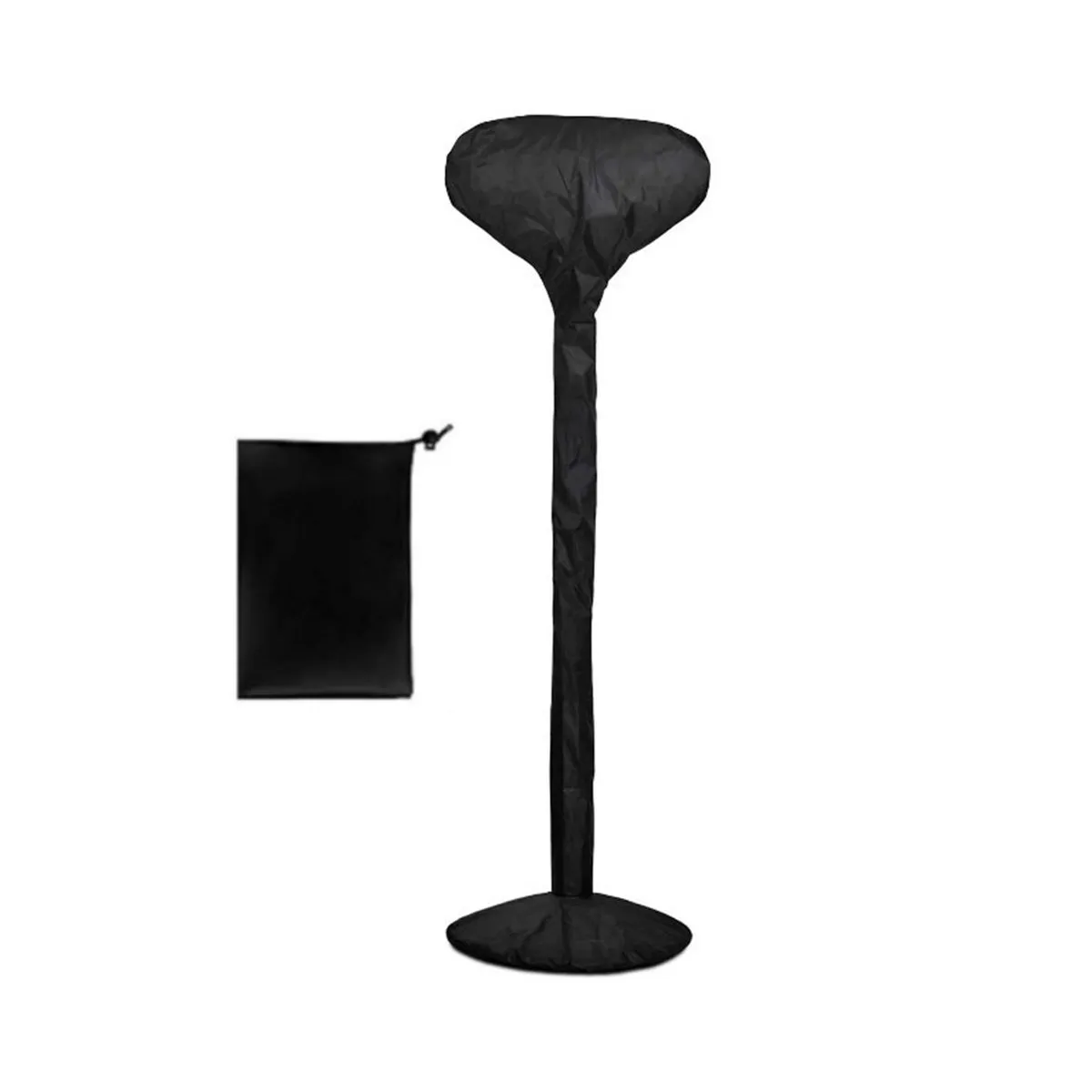 Black Heater Cover 52x180CM 210D Oxford