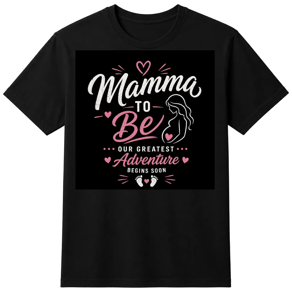 Mamma to Be Our Greatest Adventure Unisex T-shirt