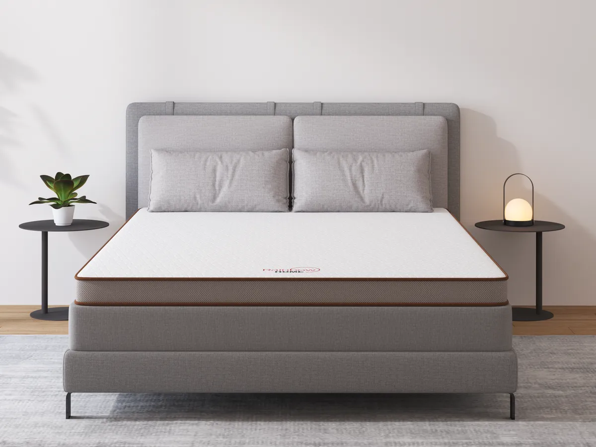 Rainbow Home Memory Foam Mattress Topper Bianca