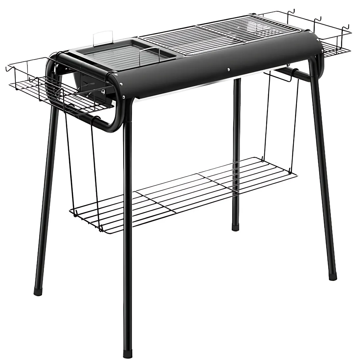Barbecue Charcoal Grill Camping Grill Grate With BBQ Tool Kits For Outdoor