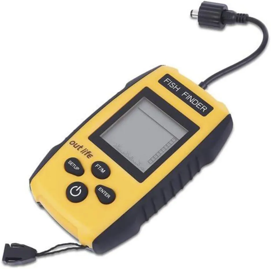 Alarm Transducer Water Fishing Finder Depth Echo Detector Sensor