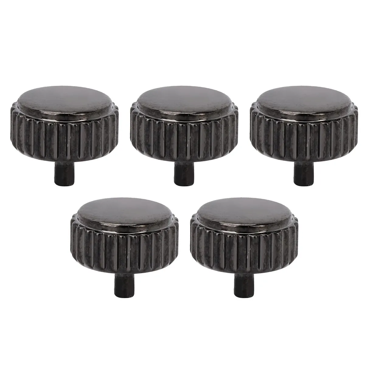 Steel Watch Crown 6mm Repair Replacement Parts 5pcs