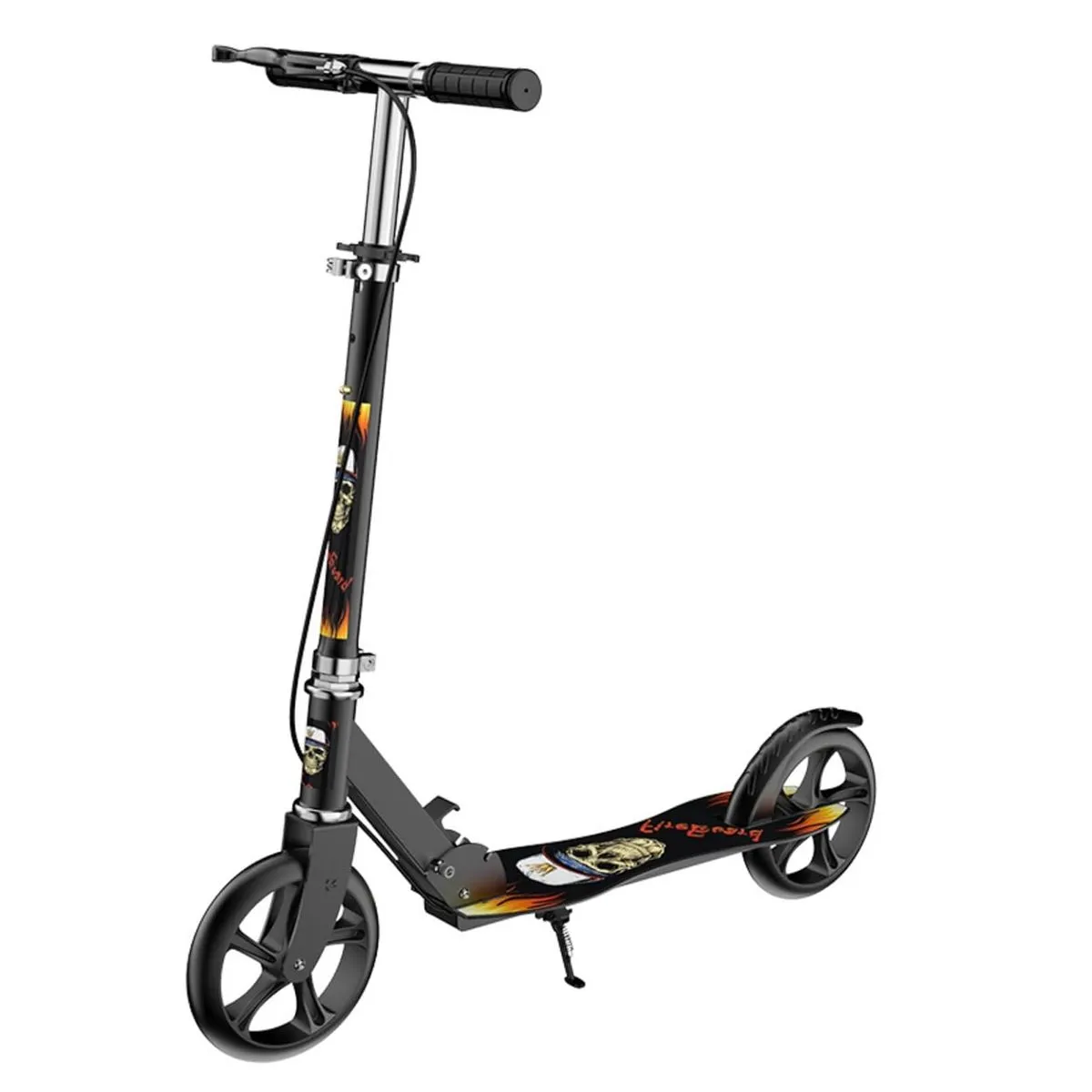 Scooter Kids Scooters Adjustable Handlebar Foldable Lightweight Scooter - Black