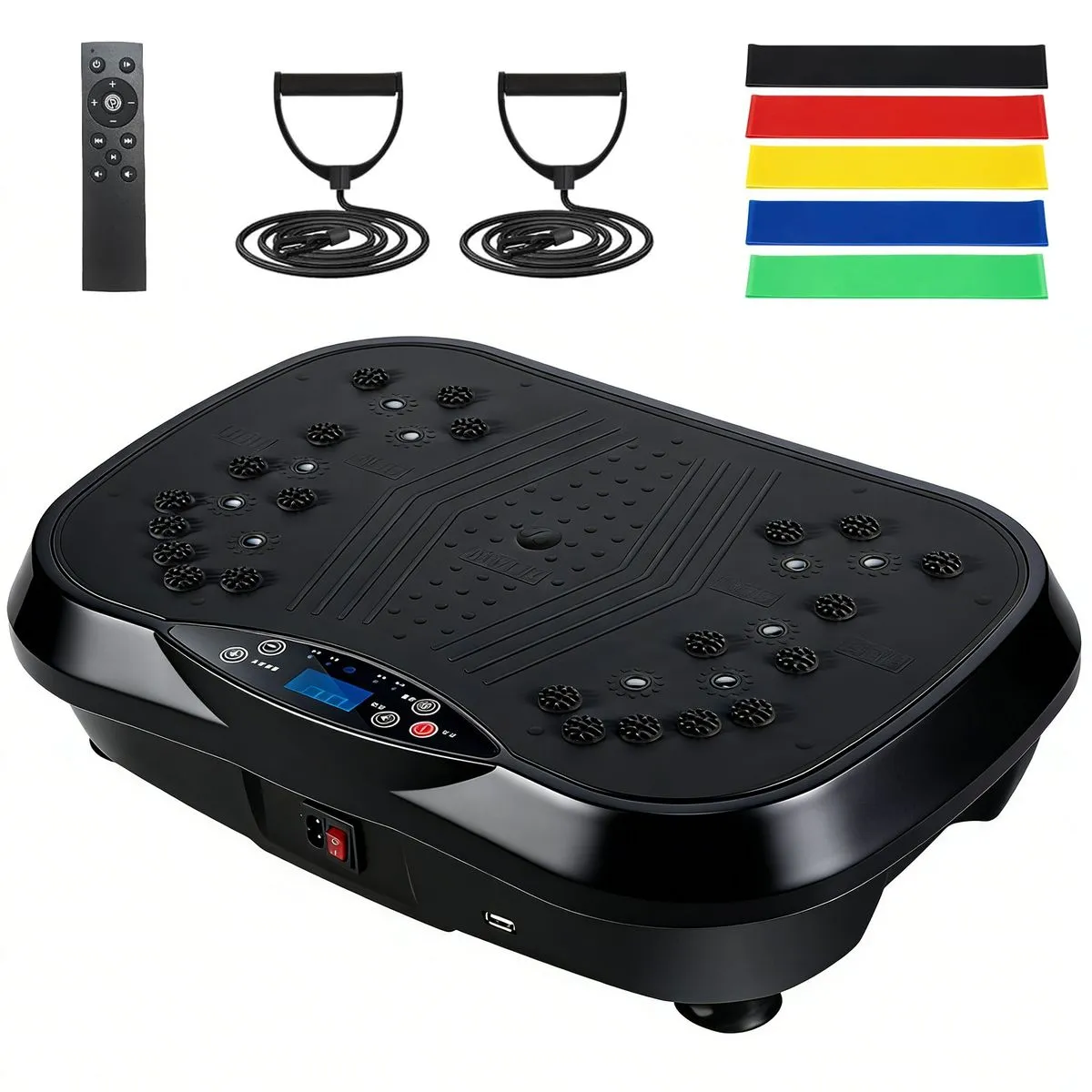 Vibration Plate Exercise Machine, Stand Shake Board for Full-Body Workout