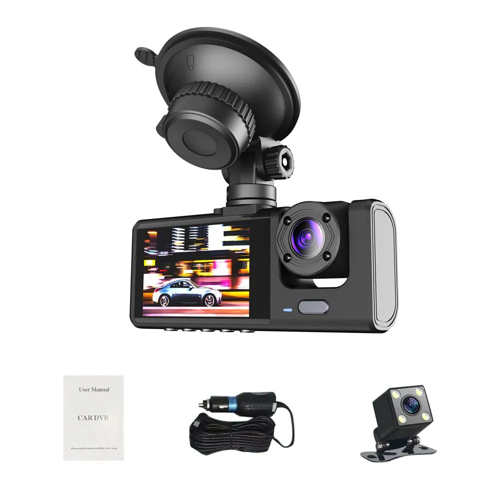 2-Inch Screen Dashcam, in-Car Recorder, High-Definition Night Vision