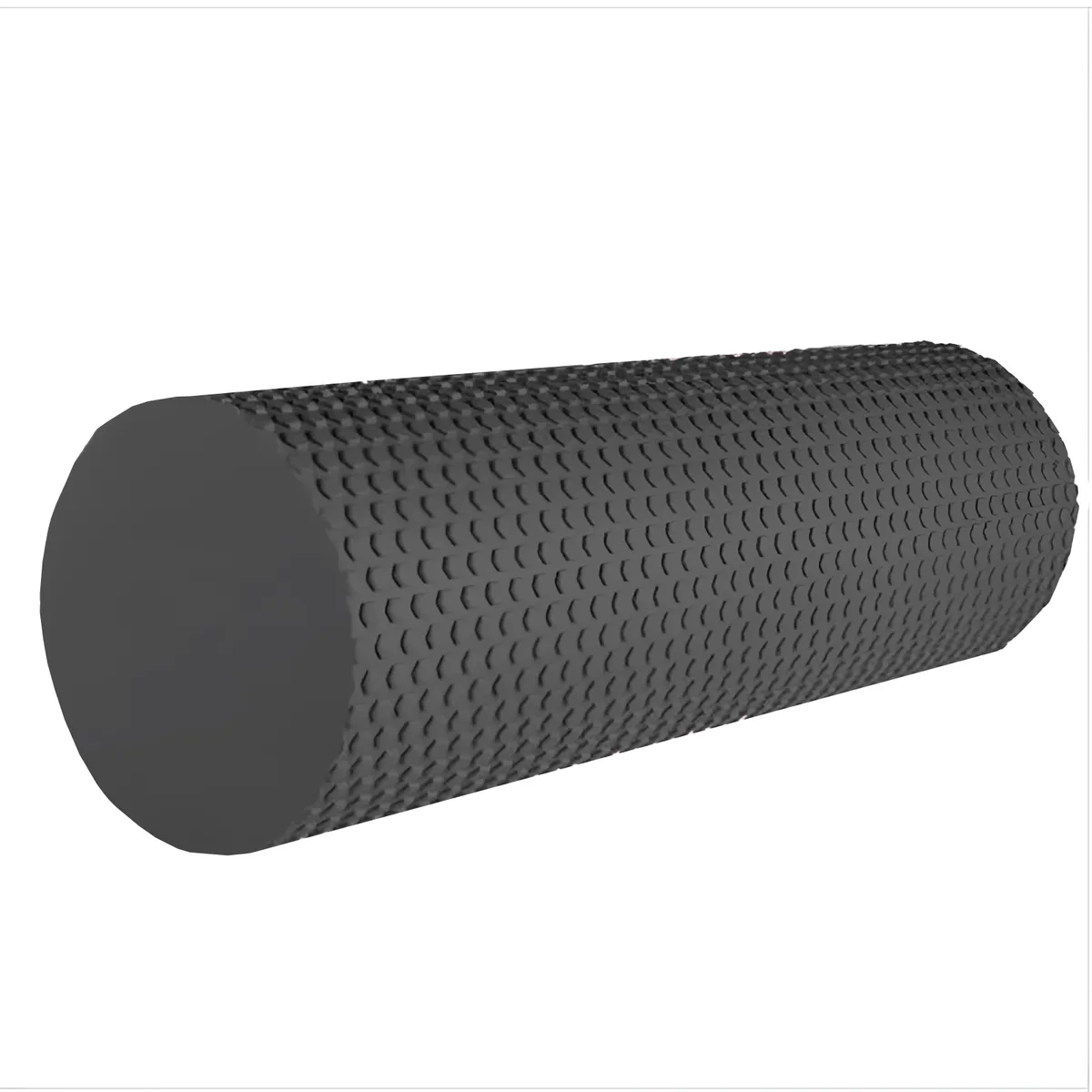 60x15cm High Density EVA Foam Roller Yoga Fitness Muscle Recovery Massage - Black