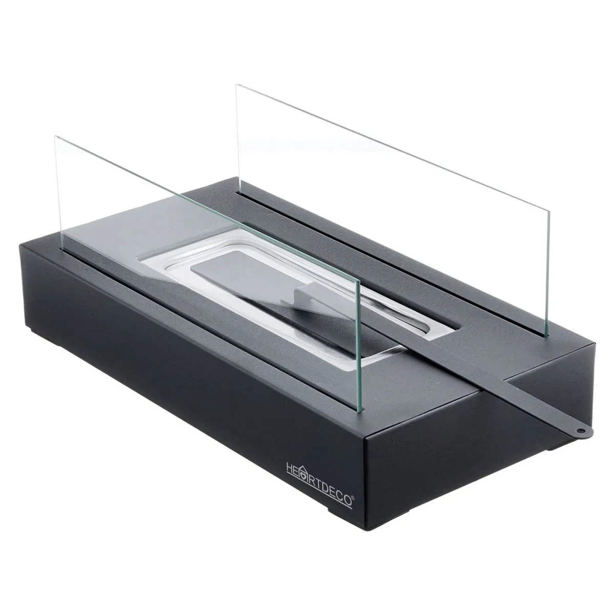 Heartdeco Bio Ethanol Tabletop Mini Fireplace Set