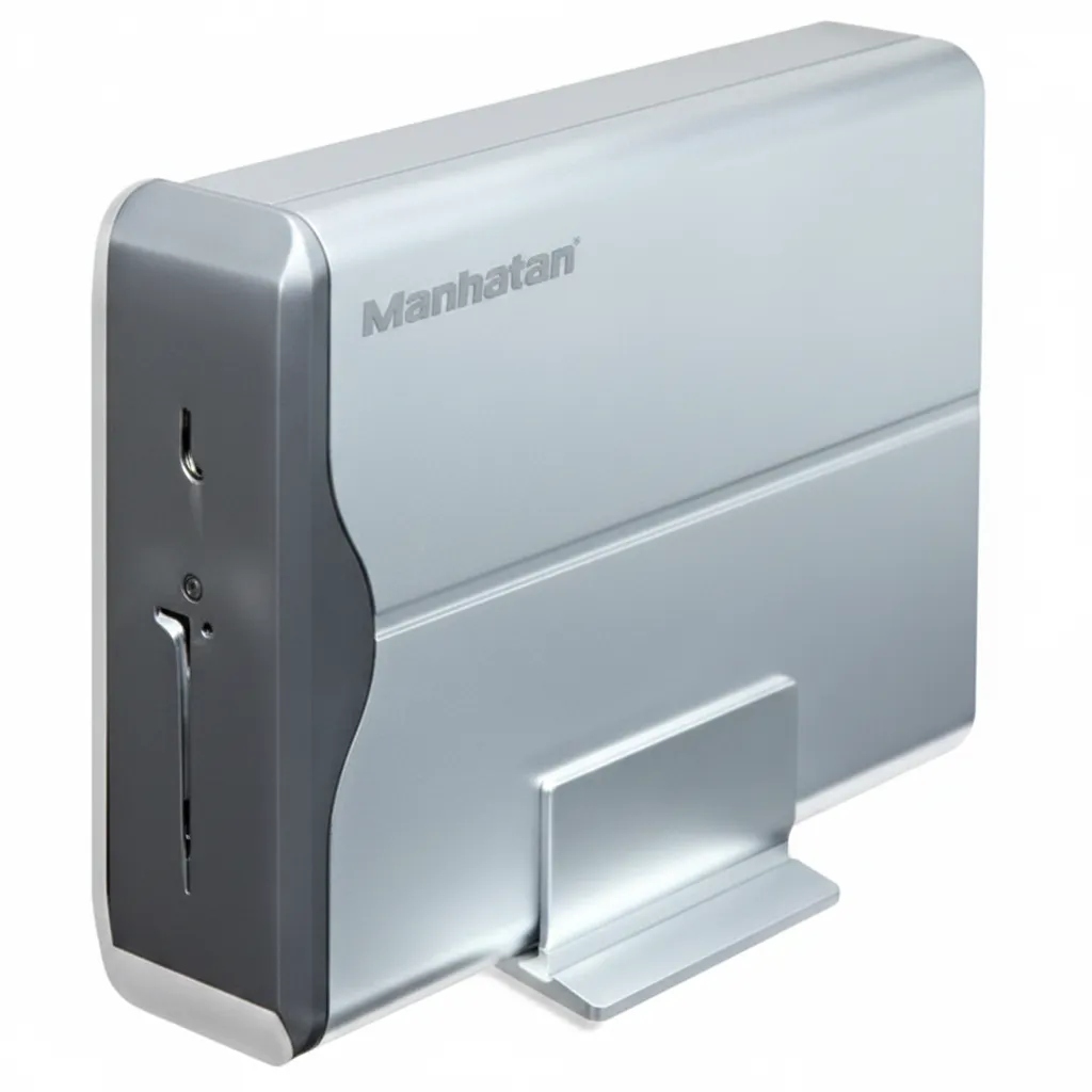 Manhattan 5.25 Inch USB 2.0 Aluminium External Hard Drive Enclosure