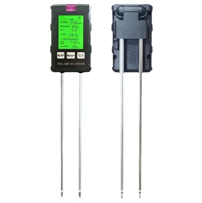 Six In One Soil Detector - Humidity, PH, Temperature, Light, Fertility