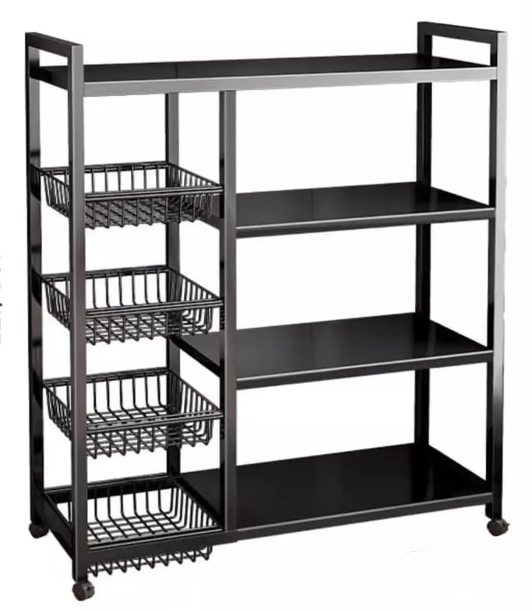 4-Tier Heavy Duty Metal Rack Storage Shelving Unit, Storage Organizer