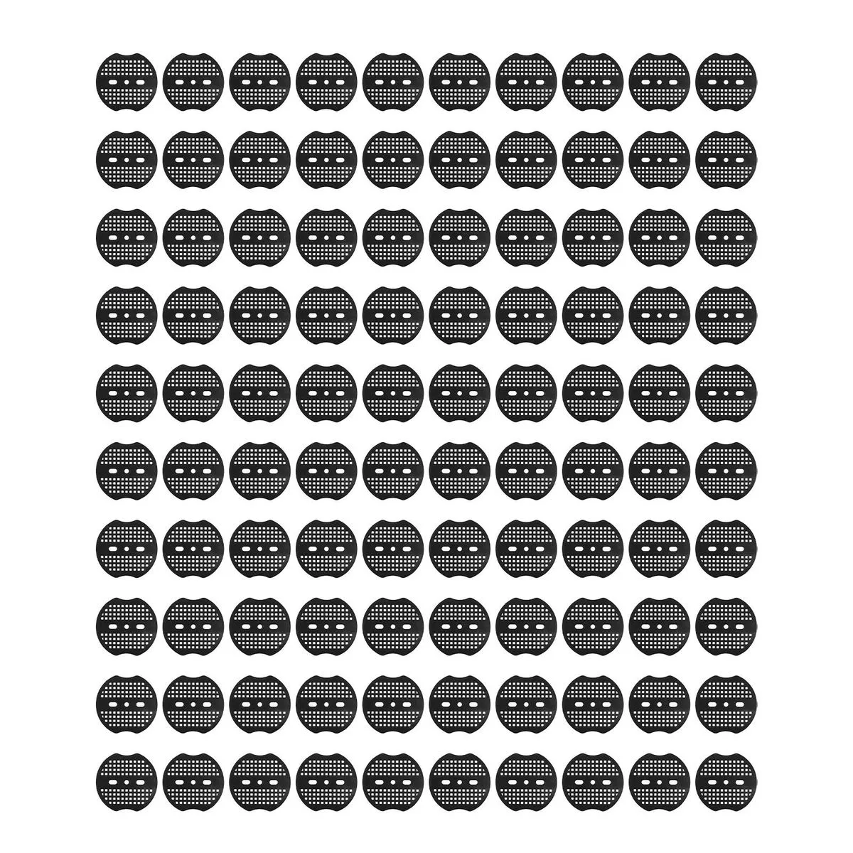 100 Pieces Garden Stakes Gasket Plastic Pad compatible with Weed Barrier