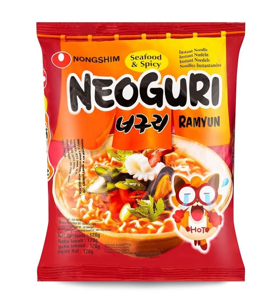 Nongshim Neoguri Spicy Seafood Noodles - 10 Pack