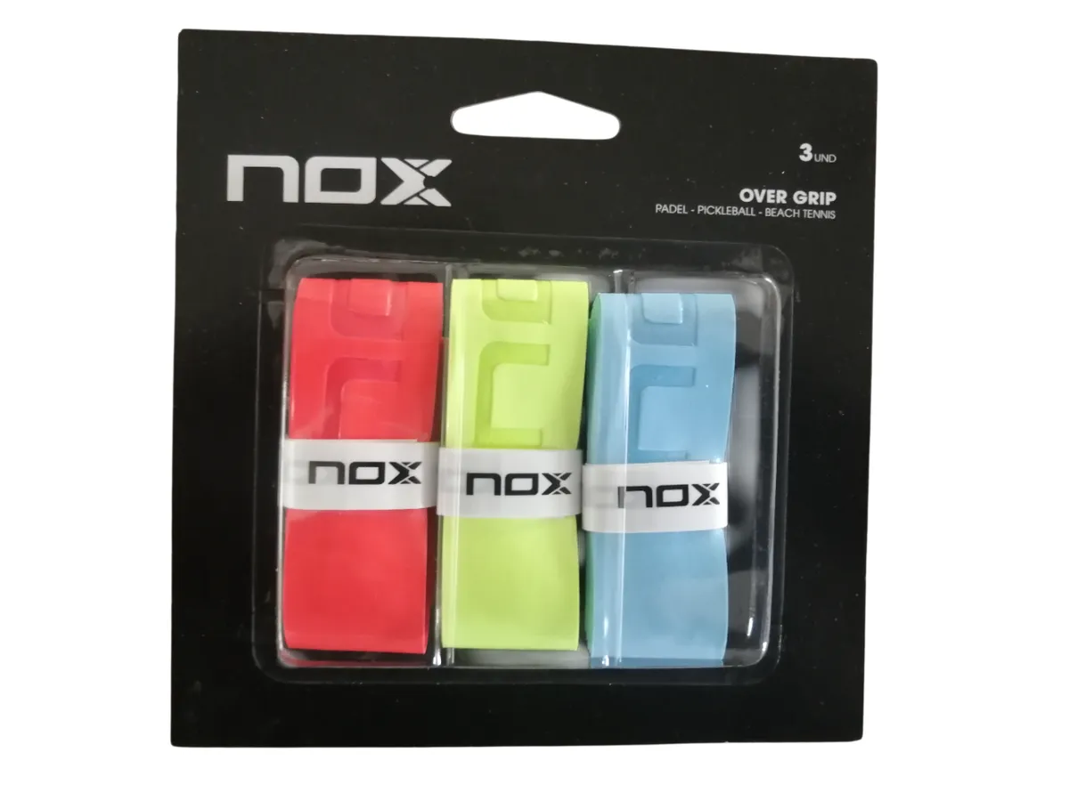 NOX Pro Series Overgrip Smooth - 3 Pack - Mixed Colours