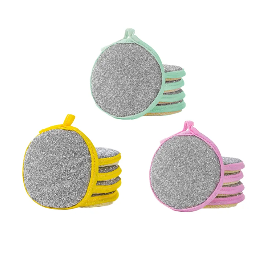 15 Pieces Double-Sided Strong Cleaning Sponge - Scrub Pots And Bowls