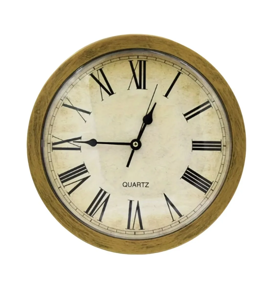 Vintage Roman Wall Clock with Hidden Storage Compartment
