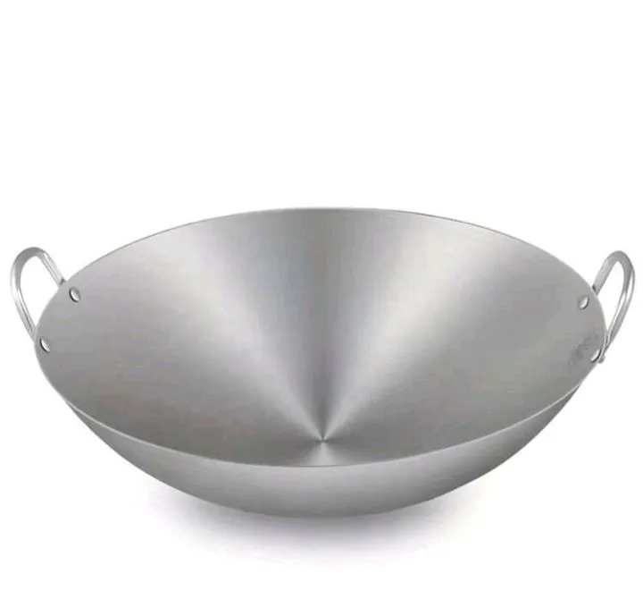 Stainless steel Frying wok Pan
