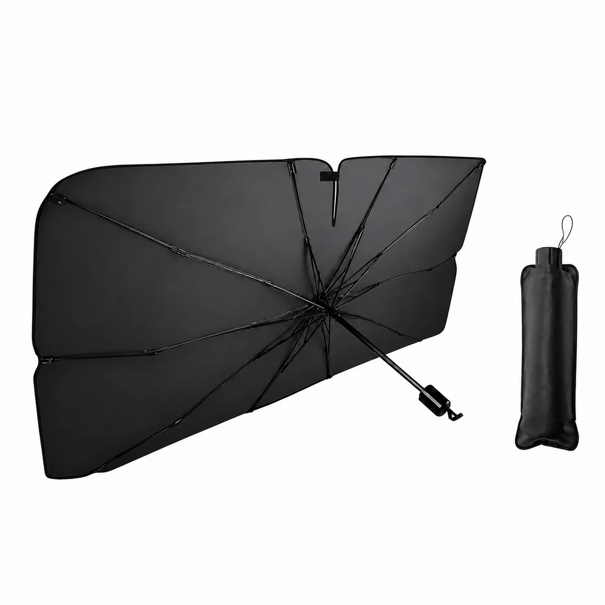 SKY-TOUCH Foldable Car Sun Shade - Windshield UV Protection Visor