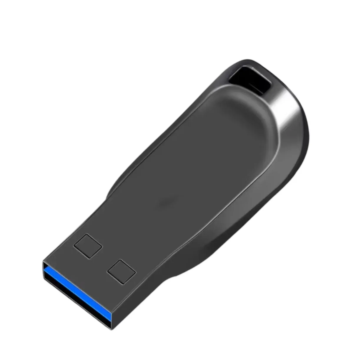 USB 3.0 High Speed Flash Drive Metal USB Flash Drive Memory Stick Sleek - Black-64GB