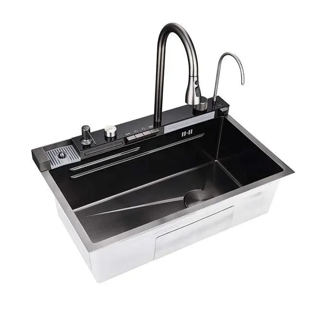 Amazing Multifunctional Complete Kitchen Sink with LED Display