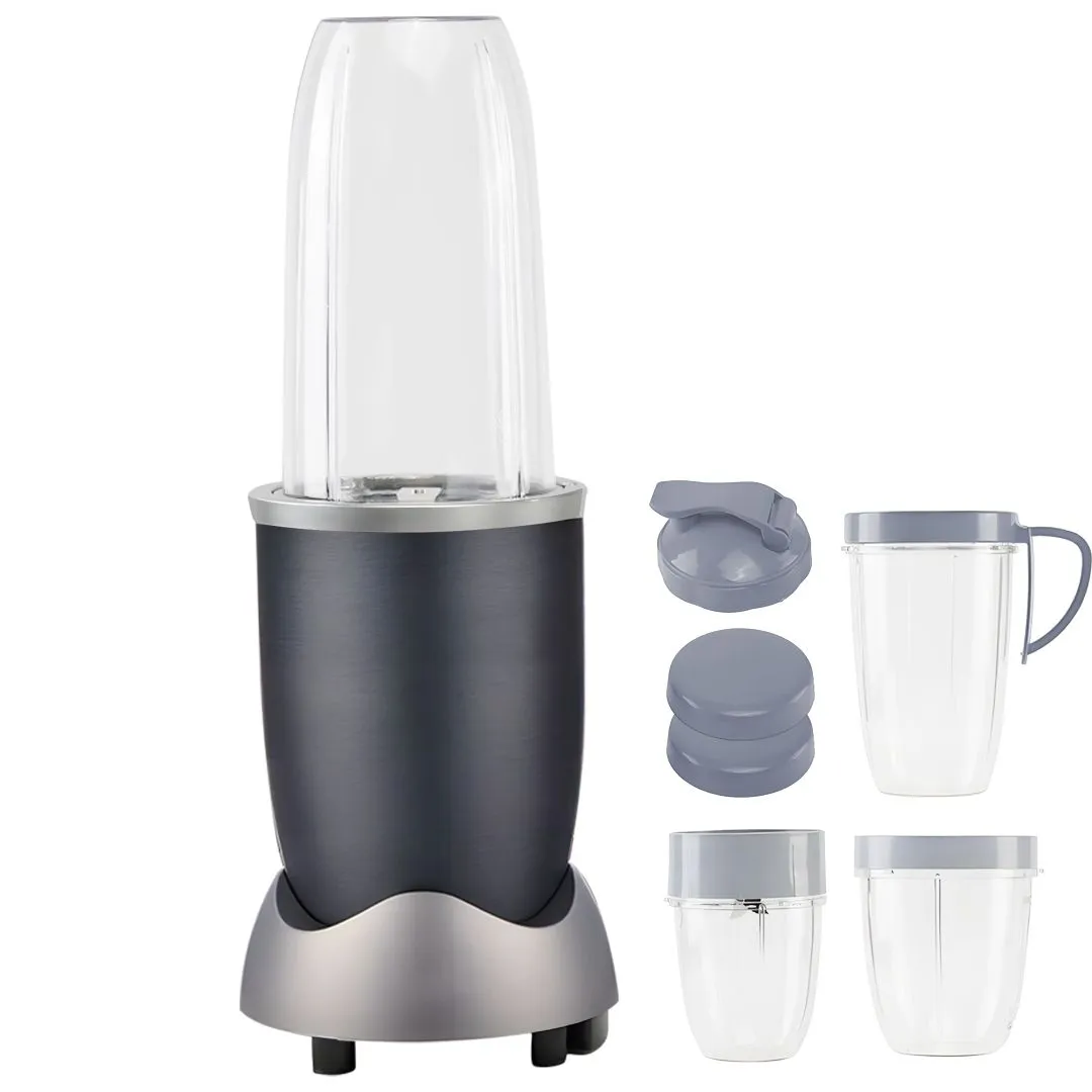 Smoothie Blender 900W with Portable Cups & Resealable Lids for Drinks Sauce